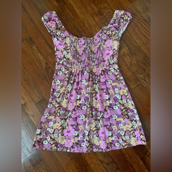 Urban outfitters pink floral mini dress - Picture 5 of 7